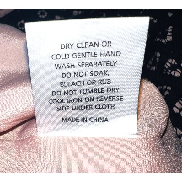 Stylestalker Black Lace Overlay Mini Dress Pink Lining Deep V-Neck XS - Picture 5 of 5